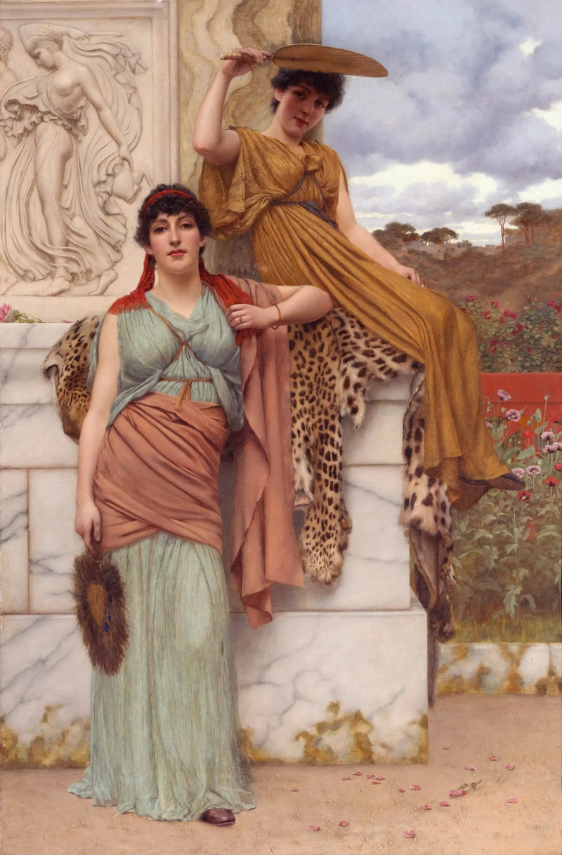 Warten auf die Prozession - John William Godward