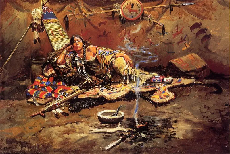 Warten und wütend - Charles Marion Russell