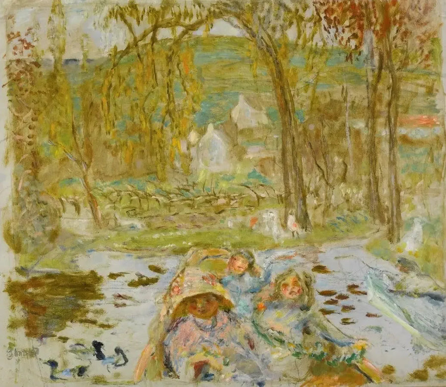 Im Boot - Pierre Bonnard