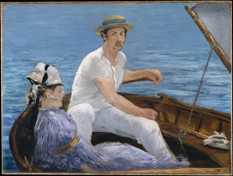 Im Boot - Édouard Manet