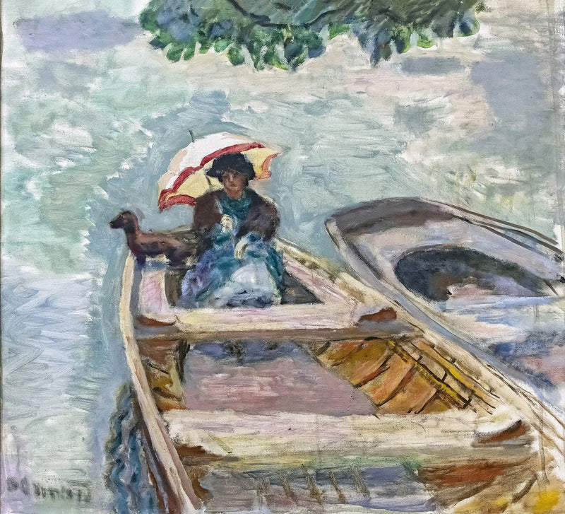 Im Boot - Pierre Bonnard