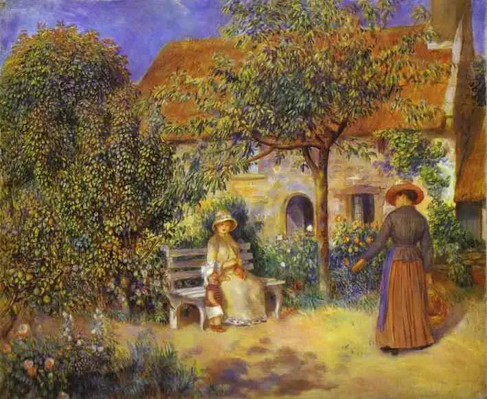 En Bretagne - Pierre-Auguste Renoir image 1 reproduction artisanale de tableau