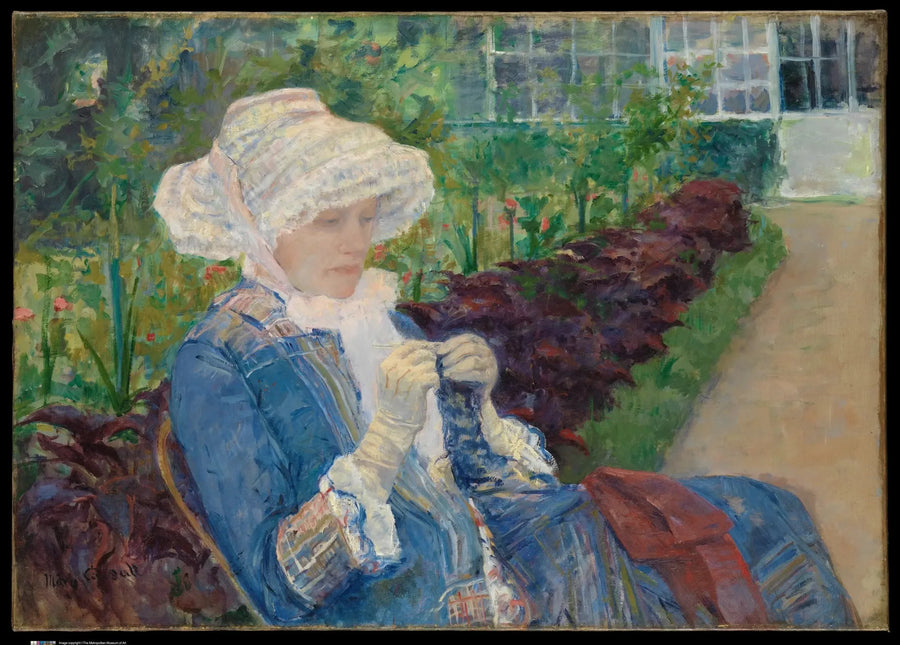 Beim Sticken - Mary Cassatt