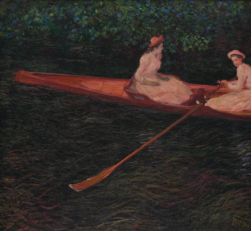 Im Kanu auf der Epte - Claude Monet