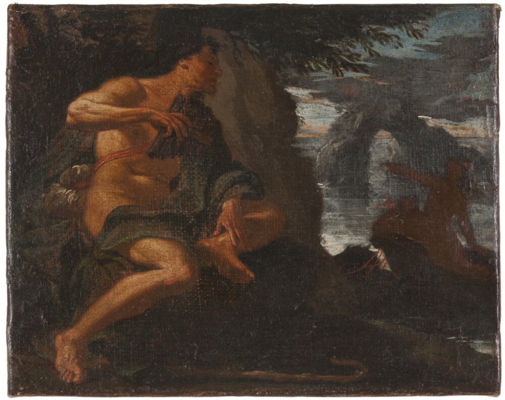 En cyclope - Francesco Albani image 1 tableau peint à l’huile sur toile