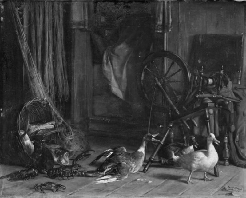 Fürgestörte Abendessen - Carl Heinrich Bloch