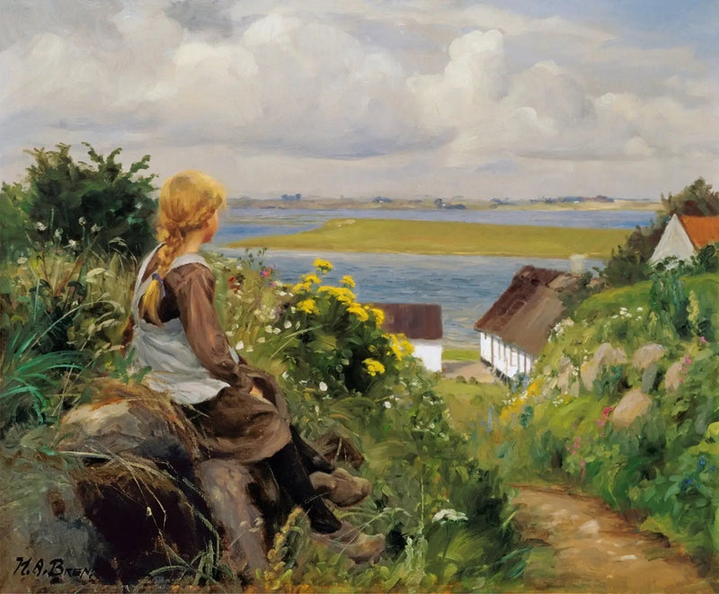 In Gedanken - H. A. Brendekilde