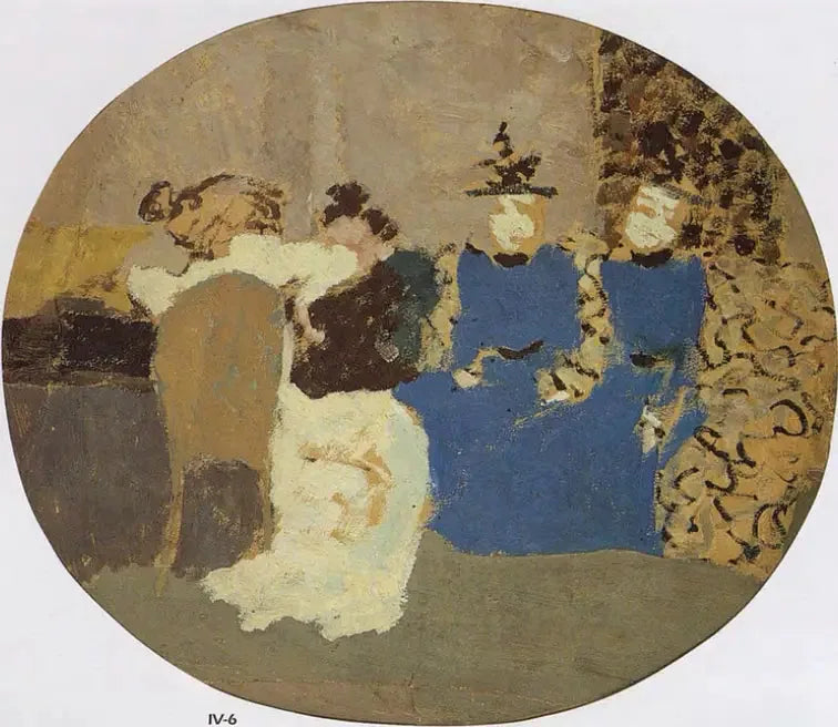 Besuch, die Fräulein Fornachon - Édouard Vuillard