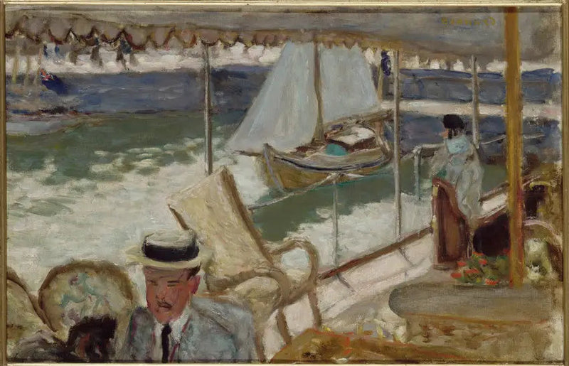 Auf der Yacht - Pierre Bonnard