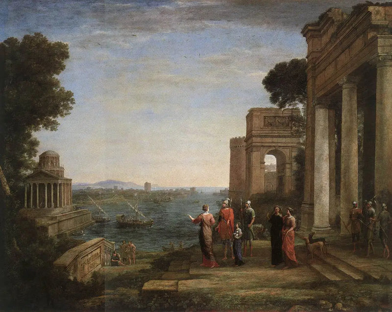 Äneas verlässt Karthago - Claude Lorrain