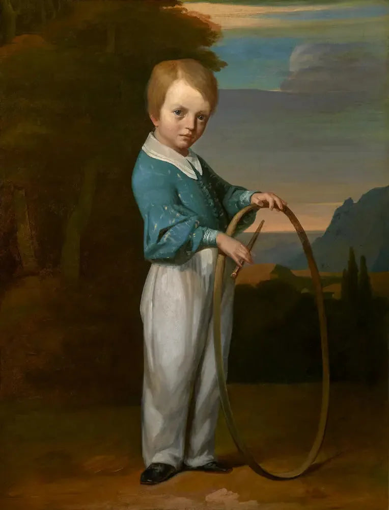 Kind mit Hula-Hoop (Jules Vallemont) - Jean-François Millet