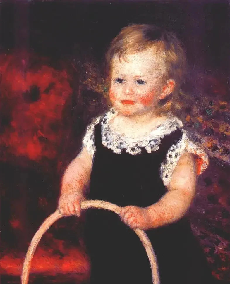 Das Kind mit dem Reifen - Pierre-Auguste Renoir