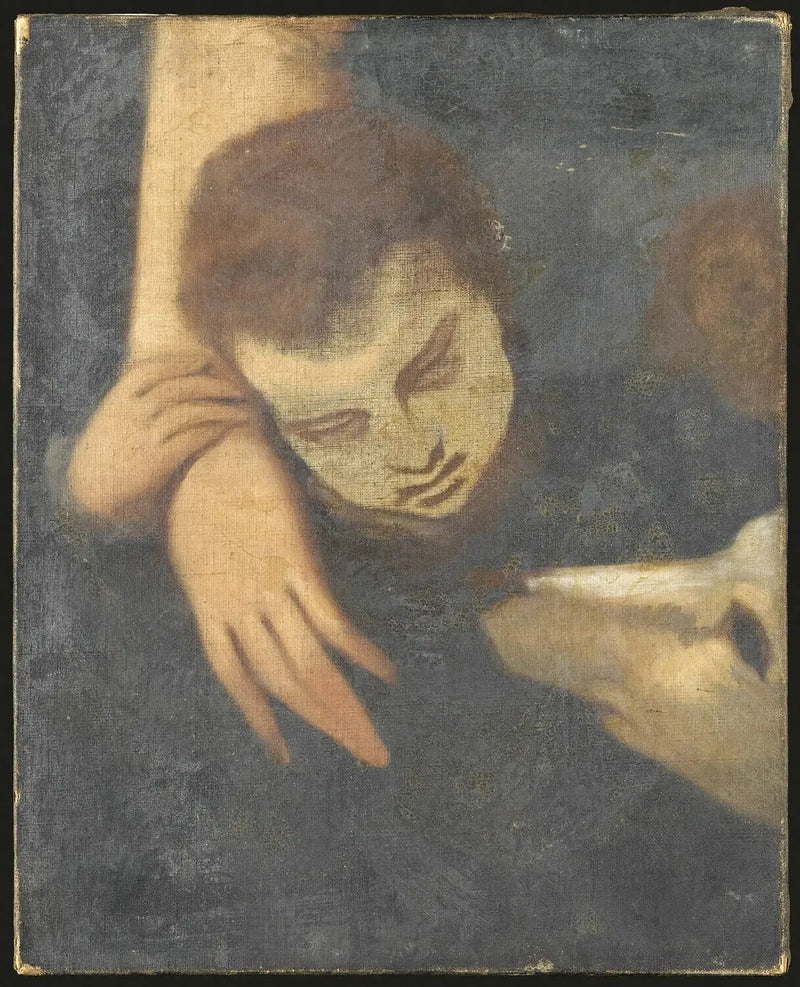Kind und Hund - Paul Véronèse
