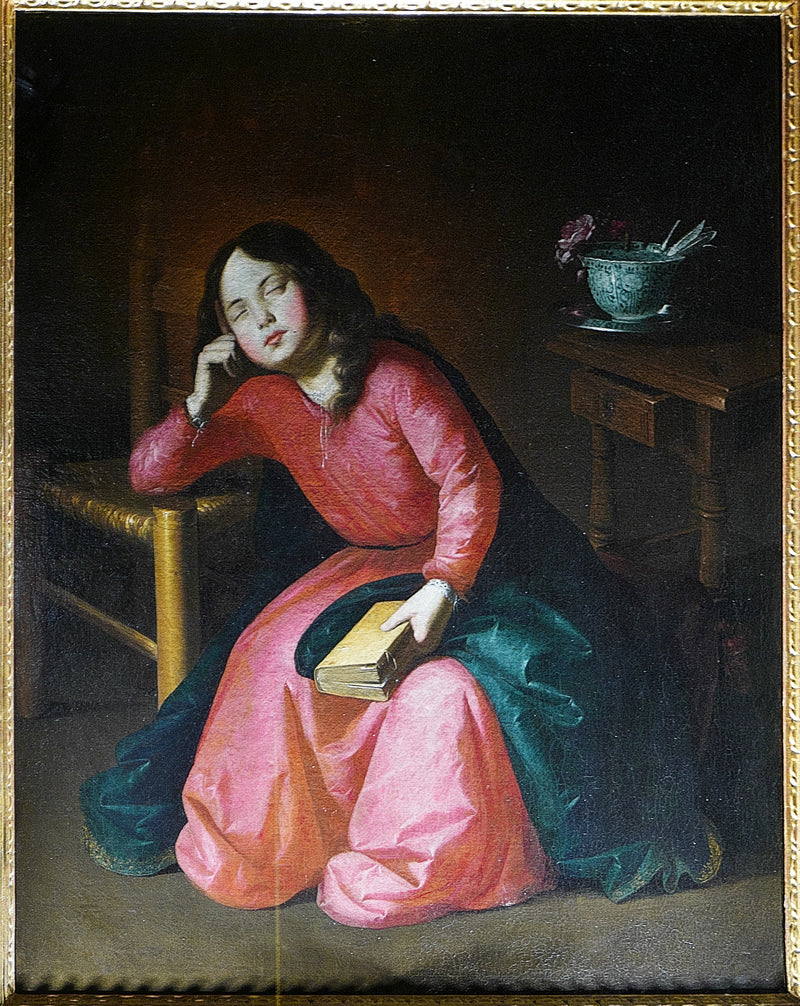 Schlafendes Junges Mädchen - Francisco de Zurbarán