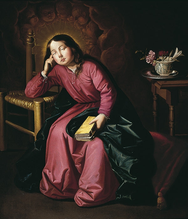 Schlafendes junges Mädchen - Francisco de Zurbarán