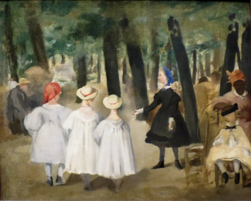 Kinder in den Tuilerien - Édouard Manet