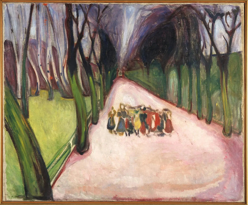 Kinder auf der Straße - Edvard Munch