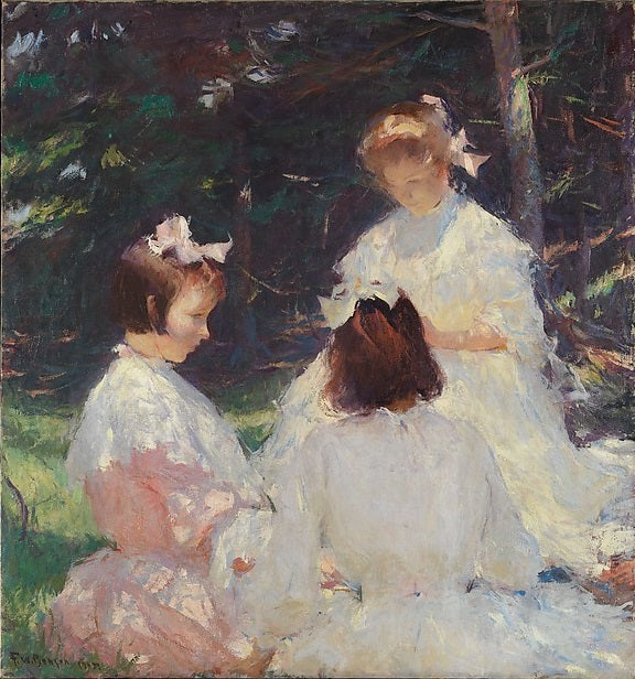 Kinder im Wald - Frank Weston Benson