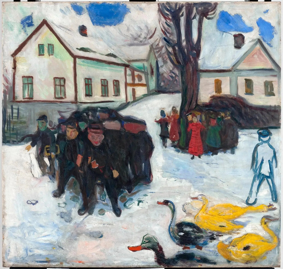 Kinder und Enten - Edvard Munch