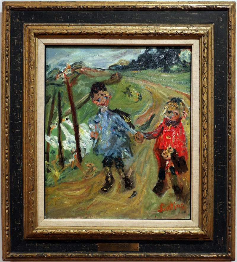 Kinder und Gänse - Chaim Soutine