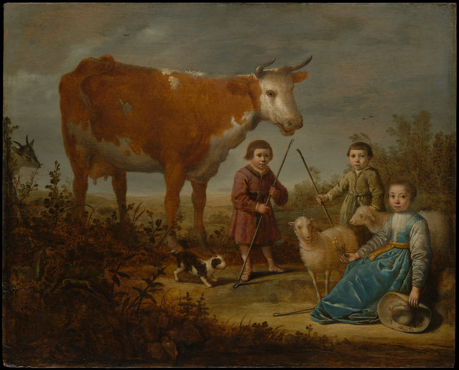 Enfants et une vache - Aelbert Cuyp