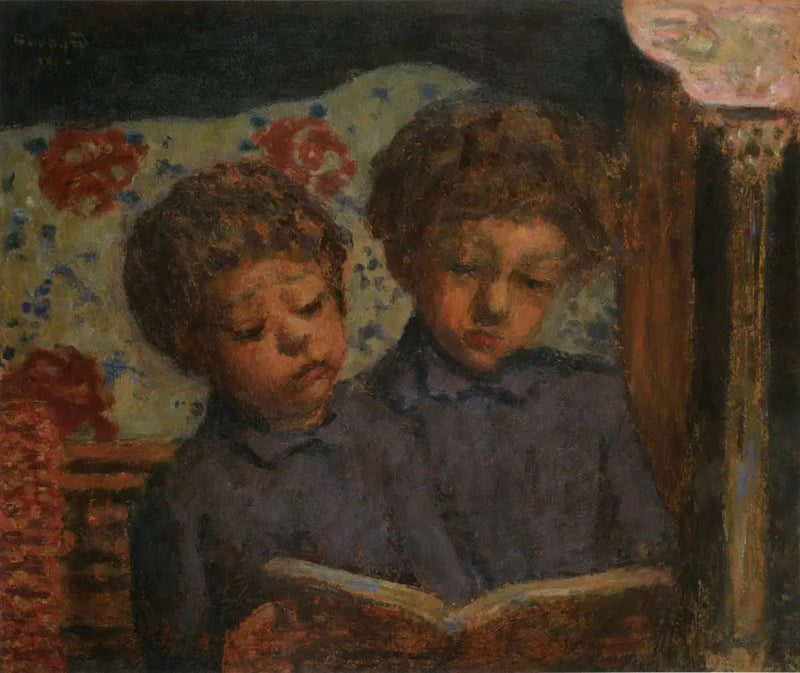 Kinder beim Solfeggio, Charles und Jean Terrasse - Pierre Bonnard