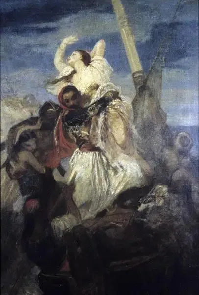 Entführung - Eugène Delacroix