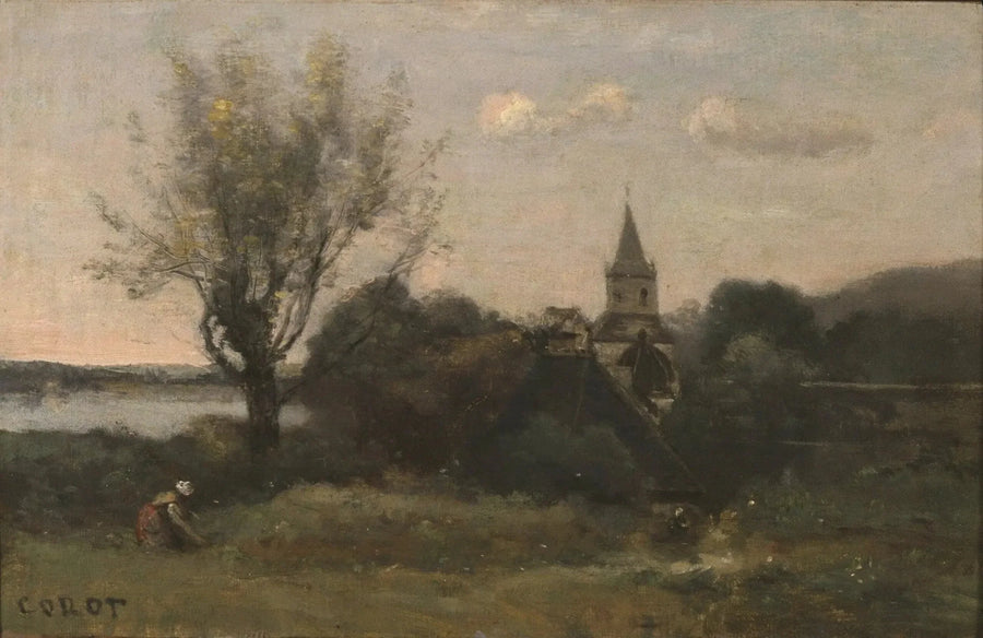 Ennery bei Auvers - Jean-Baptiste Camille Corot