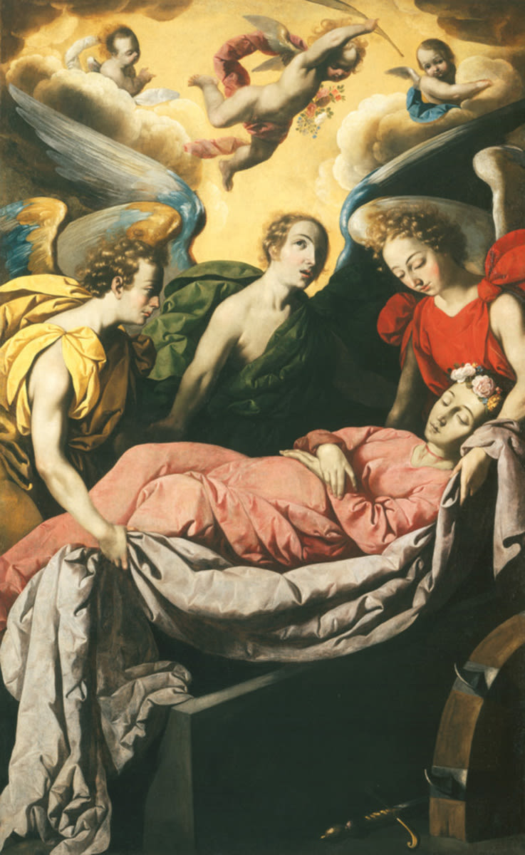 Beerdigung der Heiligen Katharina - Francisco de Zurbarán