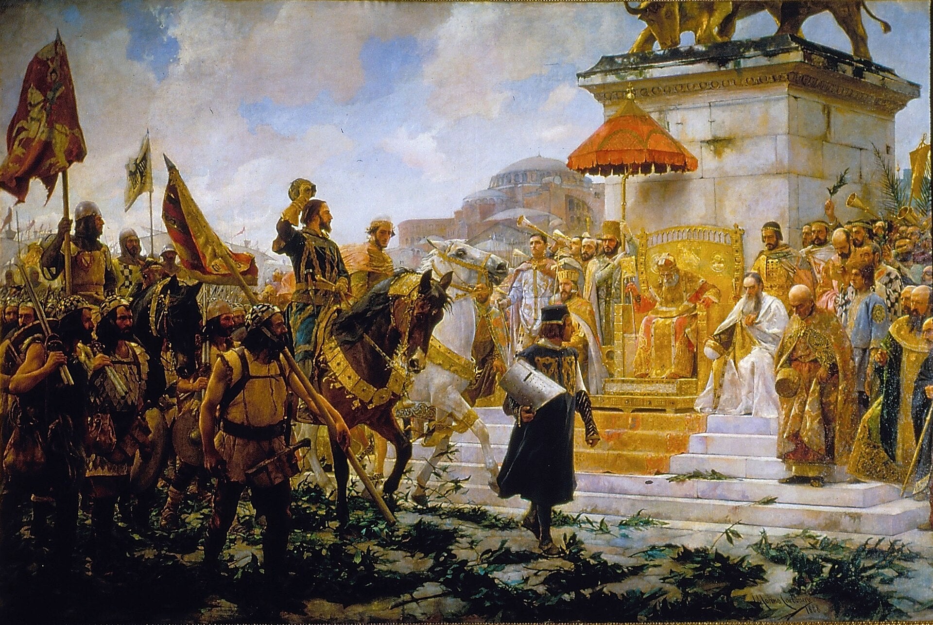Entrée de Roger de Flor à Constantinople - José Moreno Carbonero