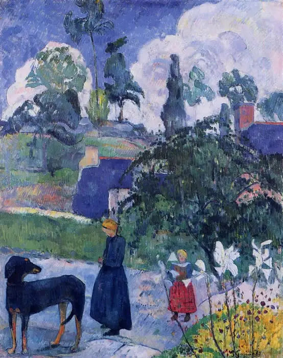 Zwischen den Lilien - Paul Gauguin