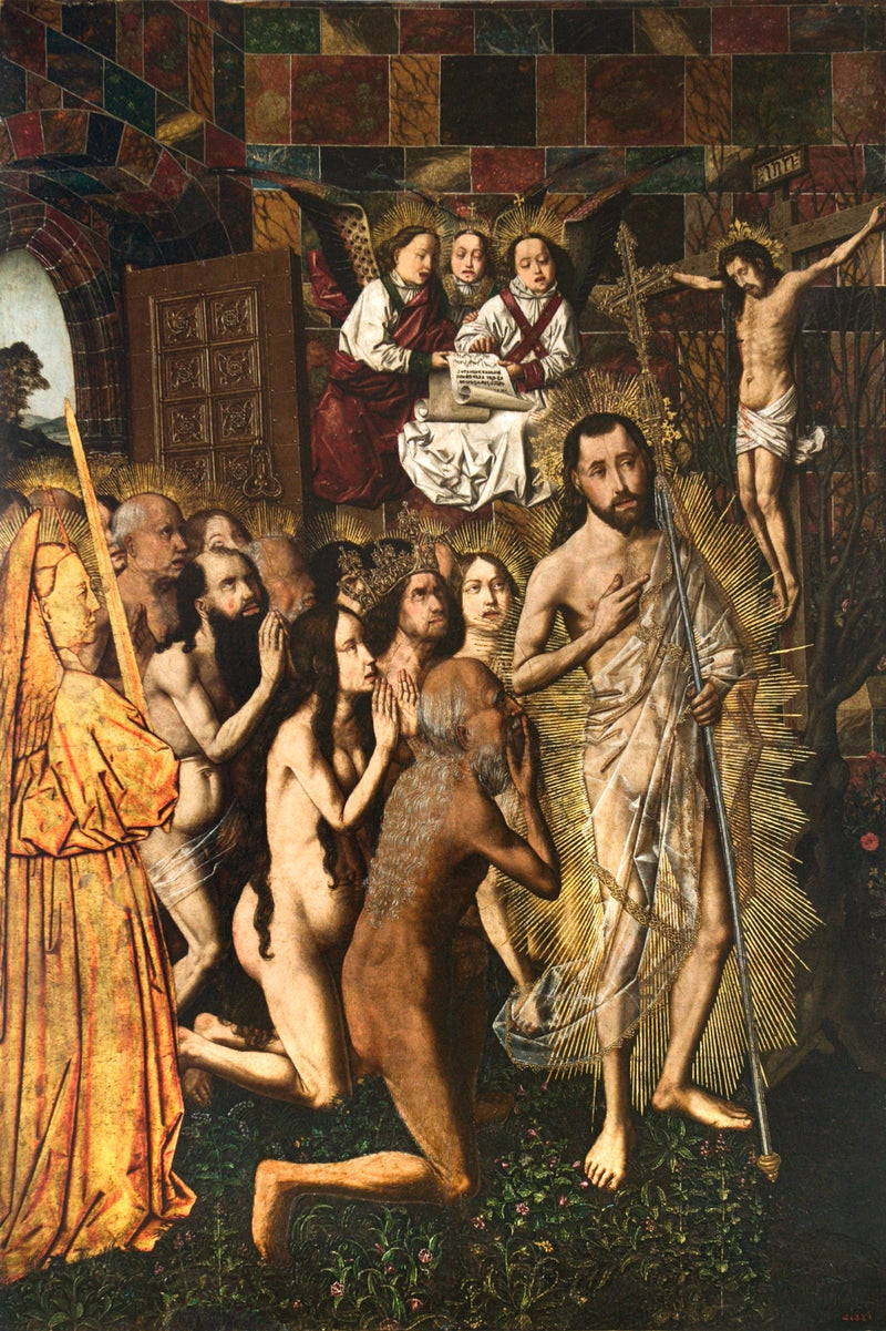 Eintritt ins Paradies und Vision des Gekreuzigten - Bartolomé Bermejo