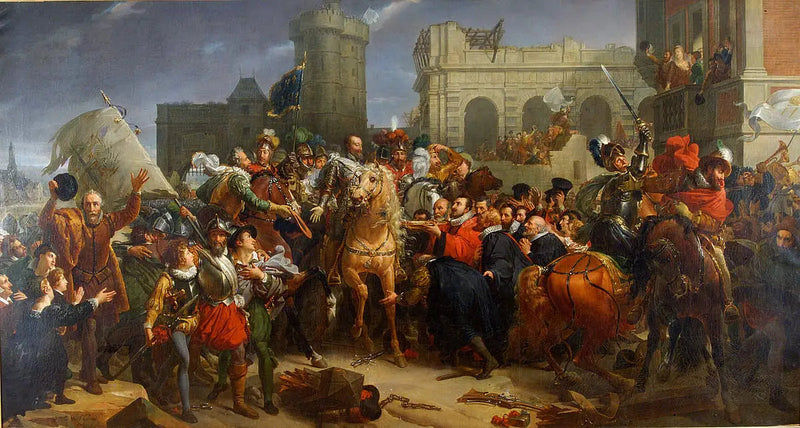 Henri IVs Einzug in Paris, 22. März 1594 (1817) - François Gérard