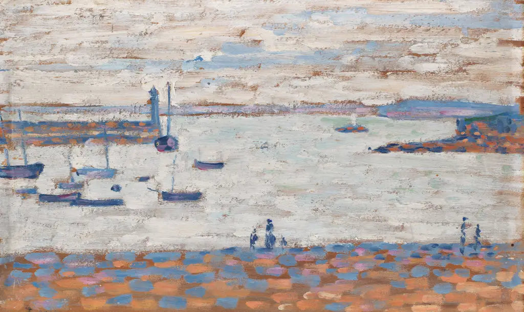 Entrée de port, Portrieux - Paul Signac image 1 copie de tableau peinte à la main