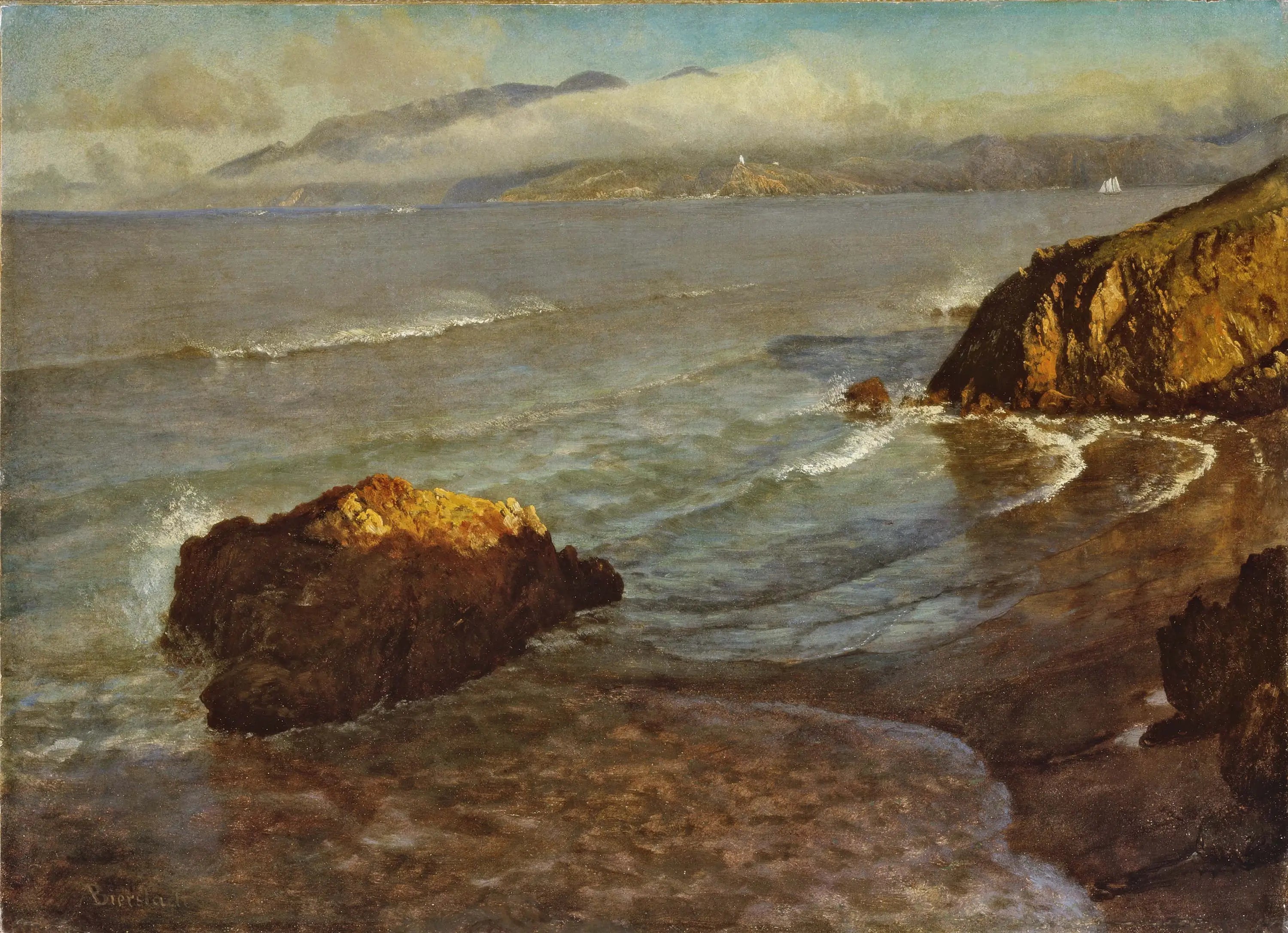 Entrée du Golden Gate - Albert Bierstadt - Alpha Reproduction