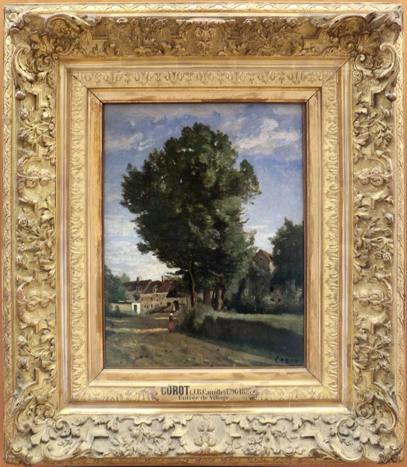 Dorfeingang - Jean-Baptiste Camille Corot