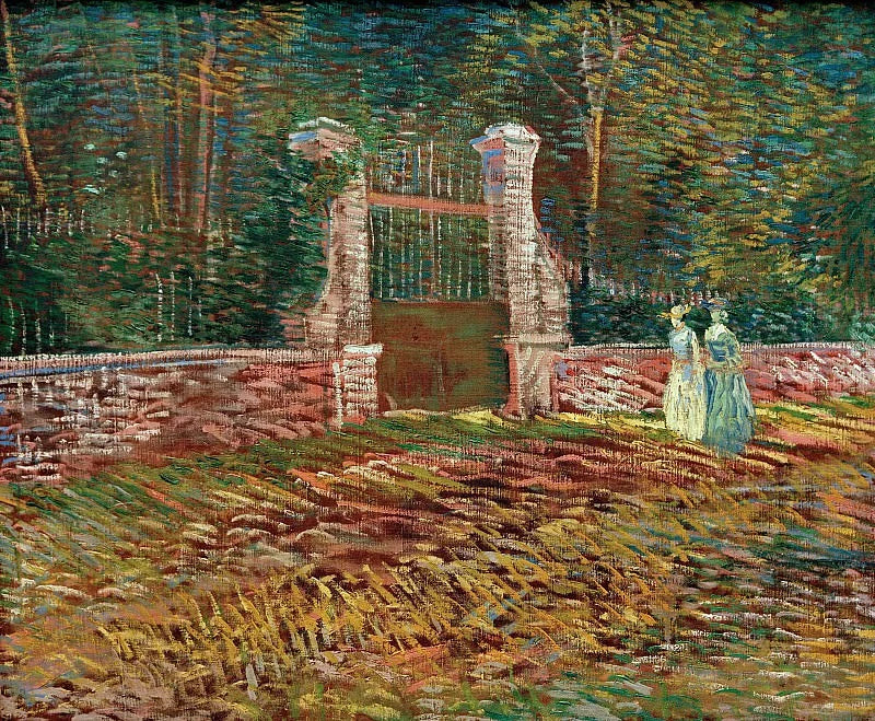 Eingang des Parc Voyer d'Argenson in Asnières - Vincent van Gogh