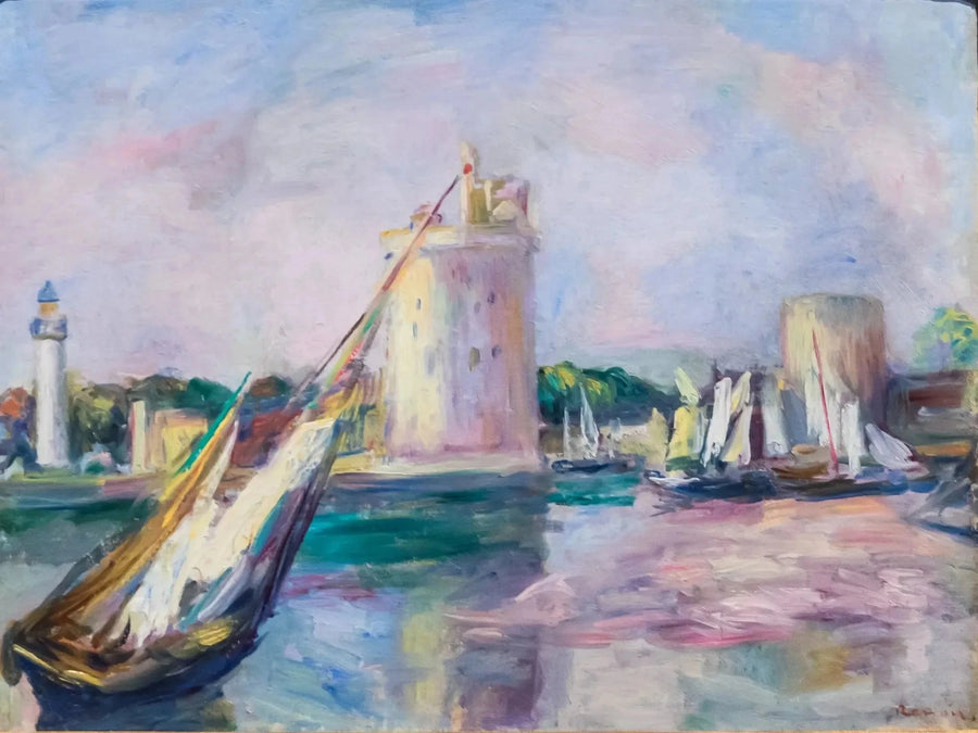 Der Eingang zum Hafen von La Rochelle - Pierre-Auguste Renoir