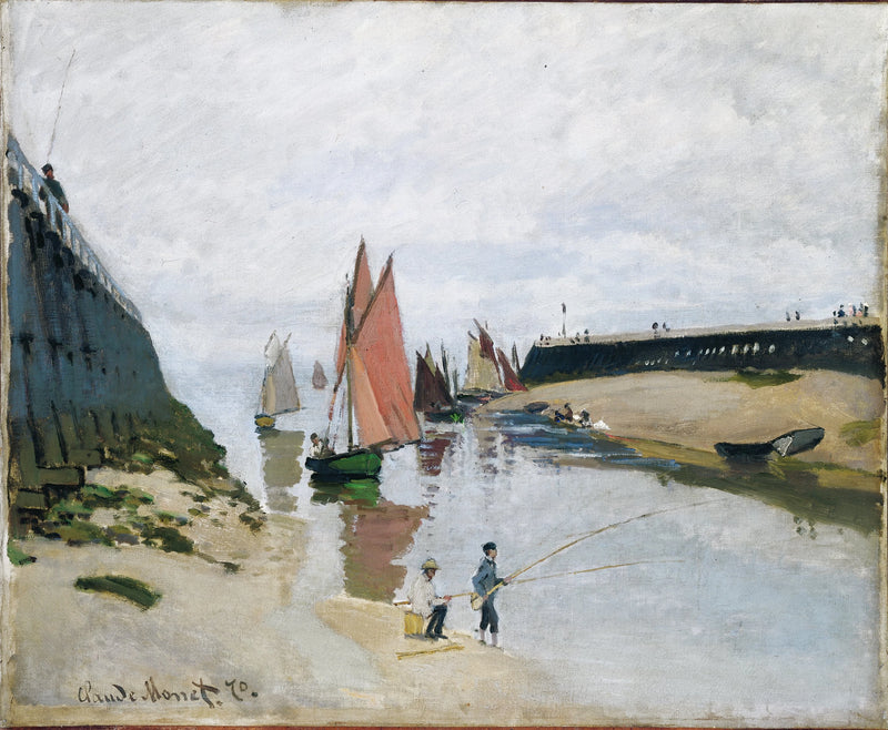 Eingang zum Hafen von Trouville W154 - Claude Monet