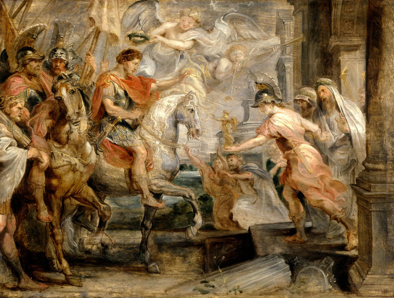 Triumphale Einzug von Konstantin in Rom - Peter Paul Rubens