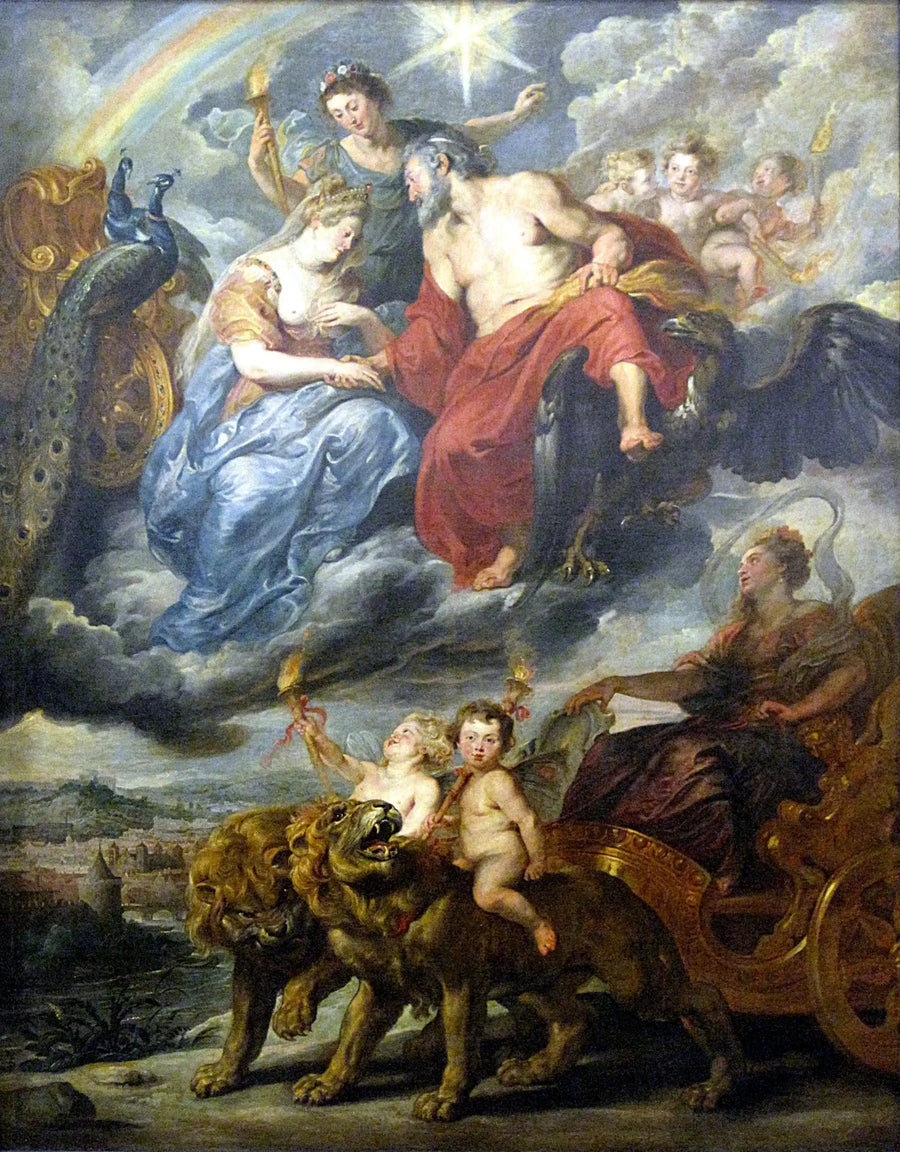 Interview des Königs und von Maria de' Medici in Lyon am 9. November 1600 - Peter Paul Rubens