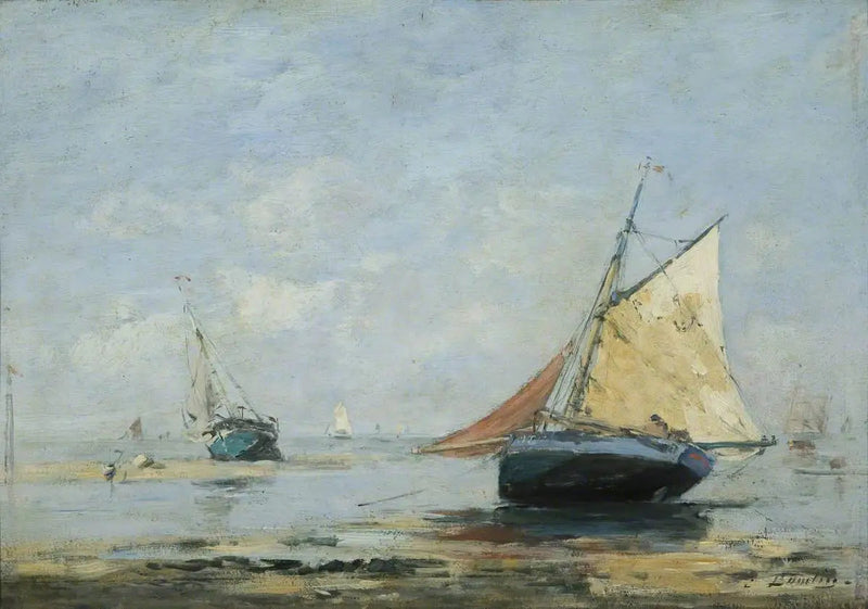 Umgebung von Trouville - Eugène Boudin