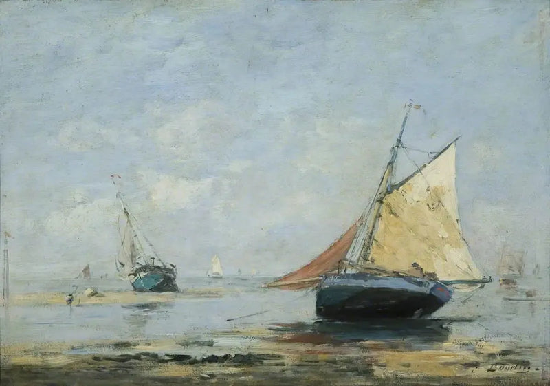 Umgebung von Trouville - Eugène Boudin