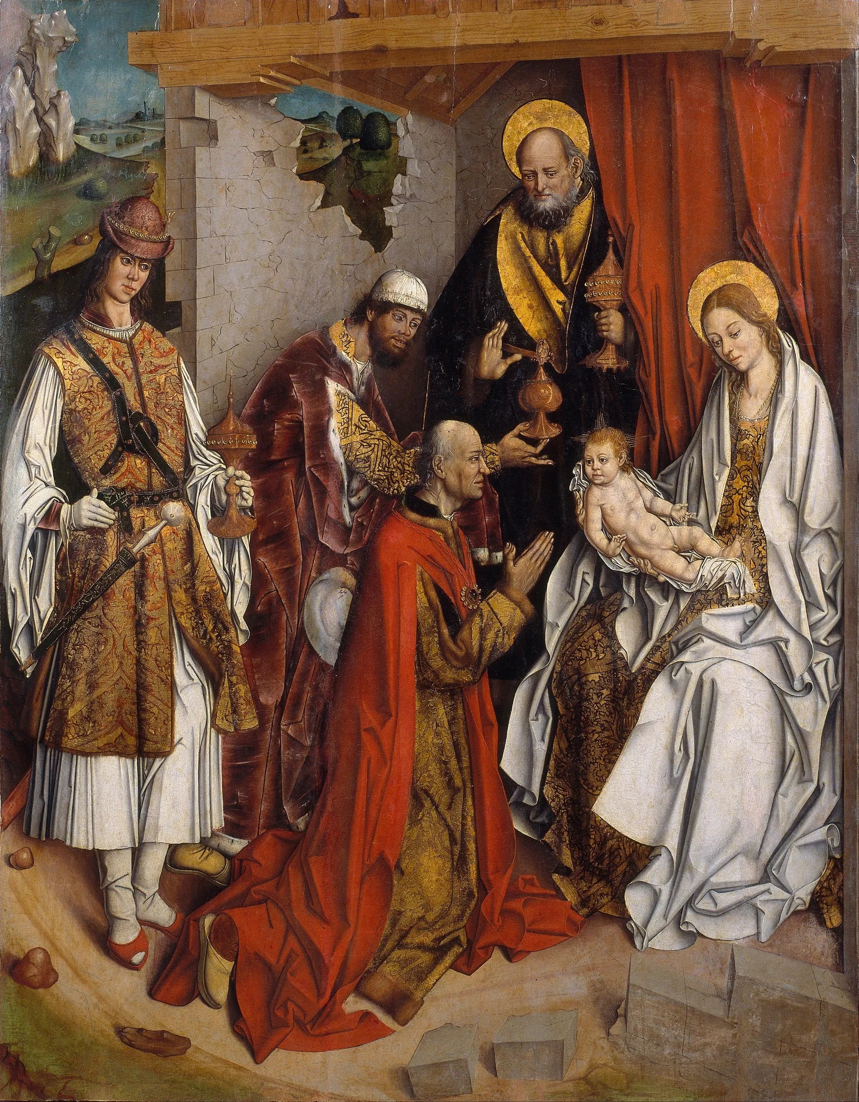 Épiphanie - Fernando Gallego image 1 copie de tableau peinte à la main
