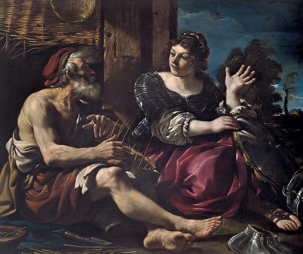 Erminia et le berger - Guercino image 1 reproduction d’œuvre d’art à l’huile