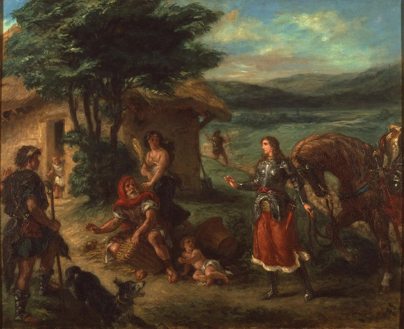 Erminia und die Hirten - Eugène Delacroix