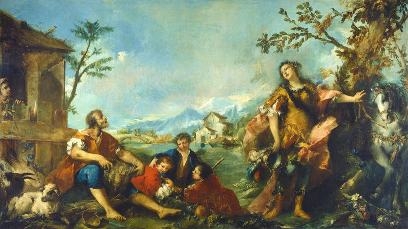Erminia und die Hirten - Francesco Guardi