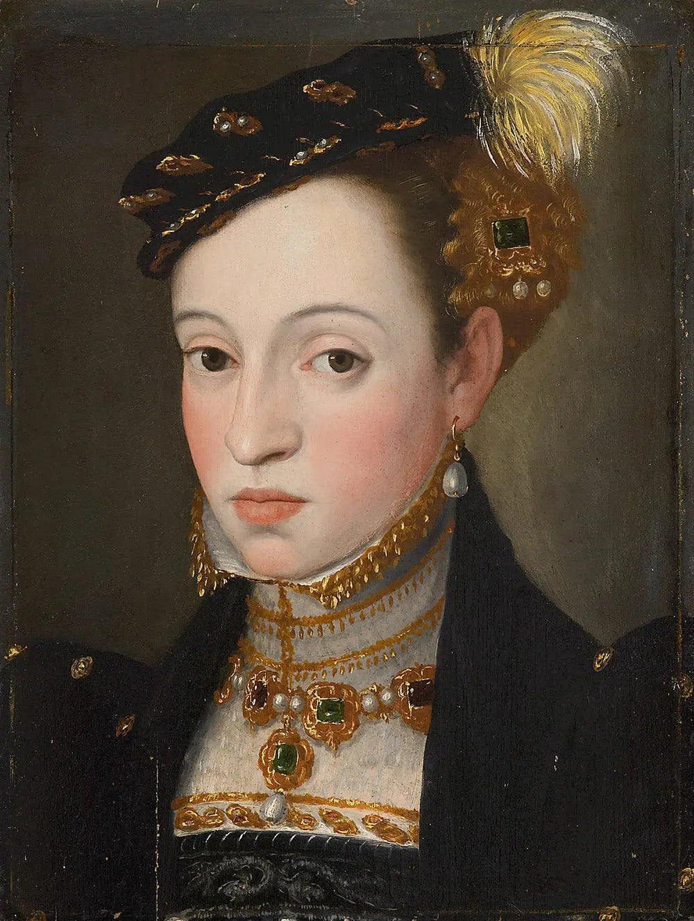 Erzherzogin Magdalena (1532-1590) - Giuseppe Arcimboldo image 1 copie peinte à la main à l’huile