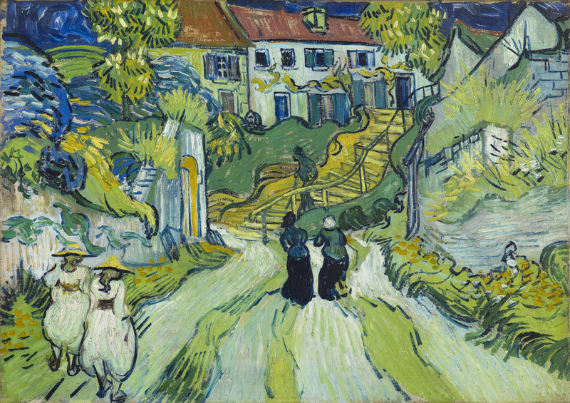 Die Treppe von Auvers - Vincent van Gogh