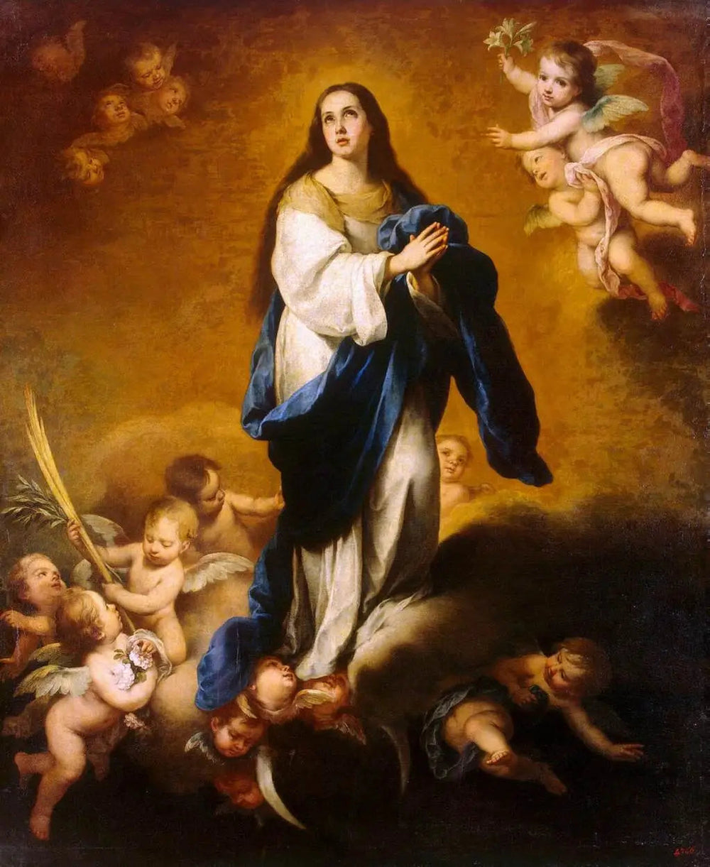 Esquilache Immaculée Conception - Bartolomé Esteban Murillo image 1 copie de tableau peinte à la main